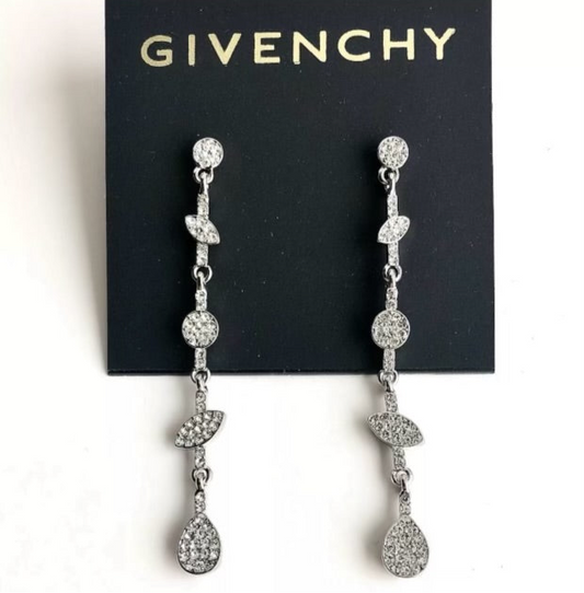 Givenchy Crystal Hanging Earrings