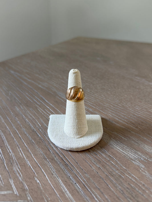 Gold Dome Ring