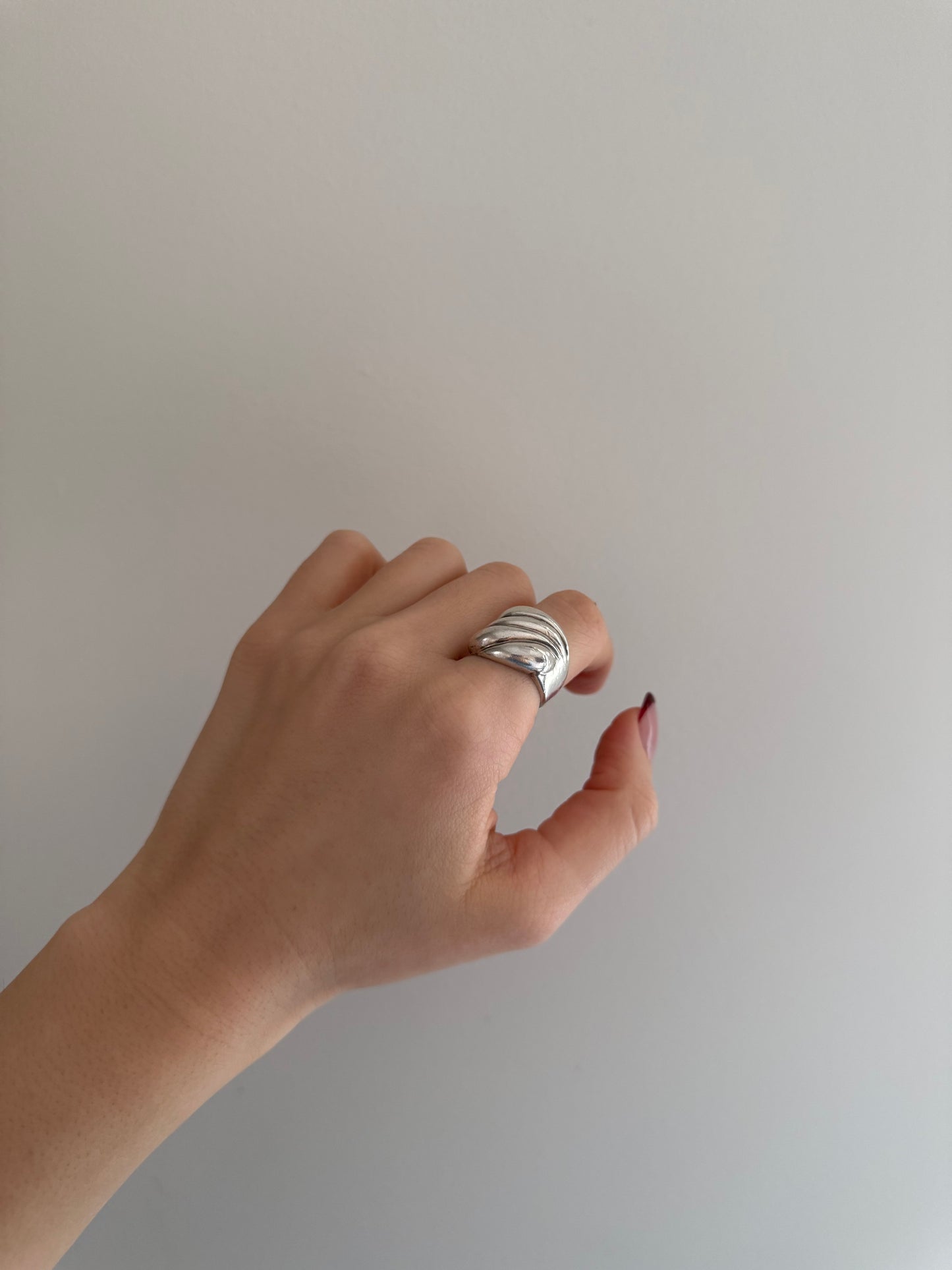 Vintage Retro Sterling Silver Ring