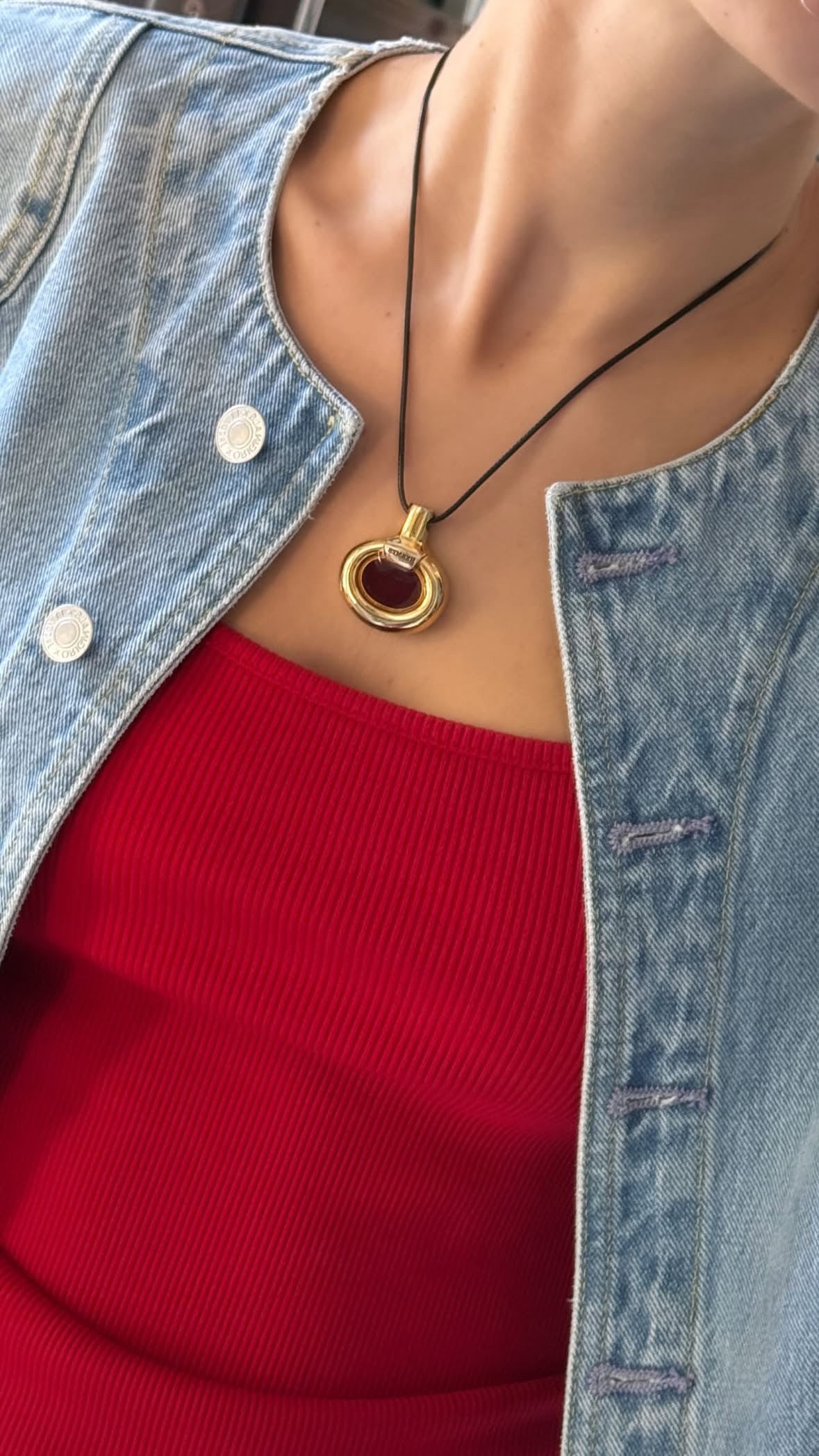 Hermes Pendant Necklace