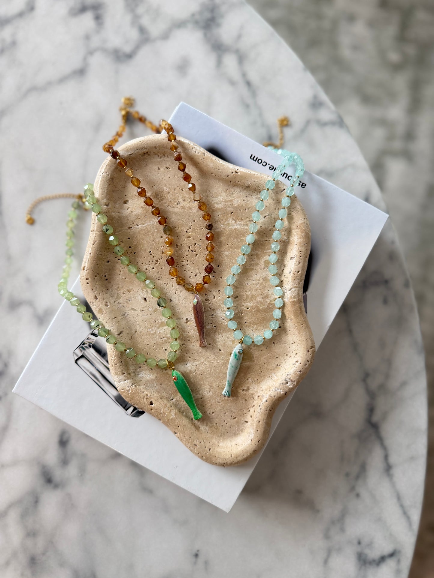 Beaded Fish Necklace