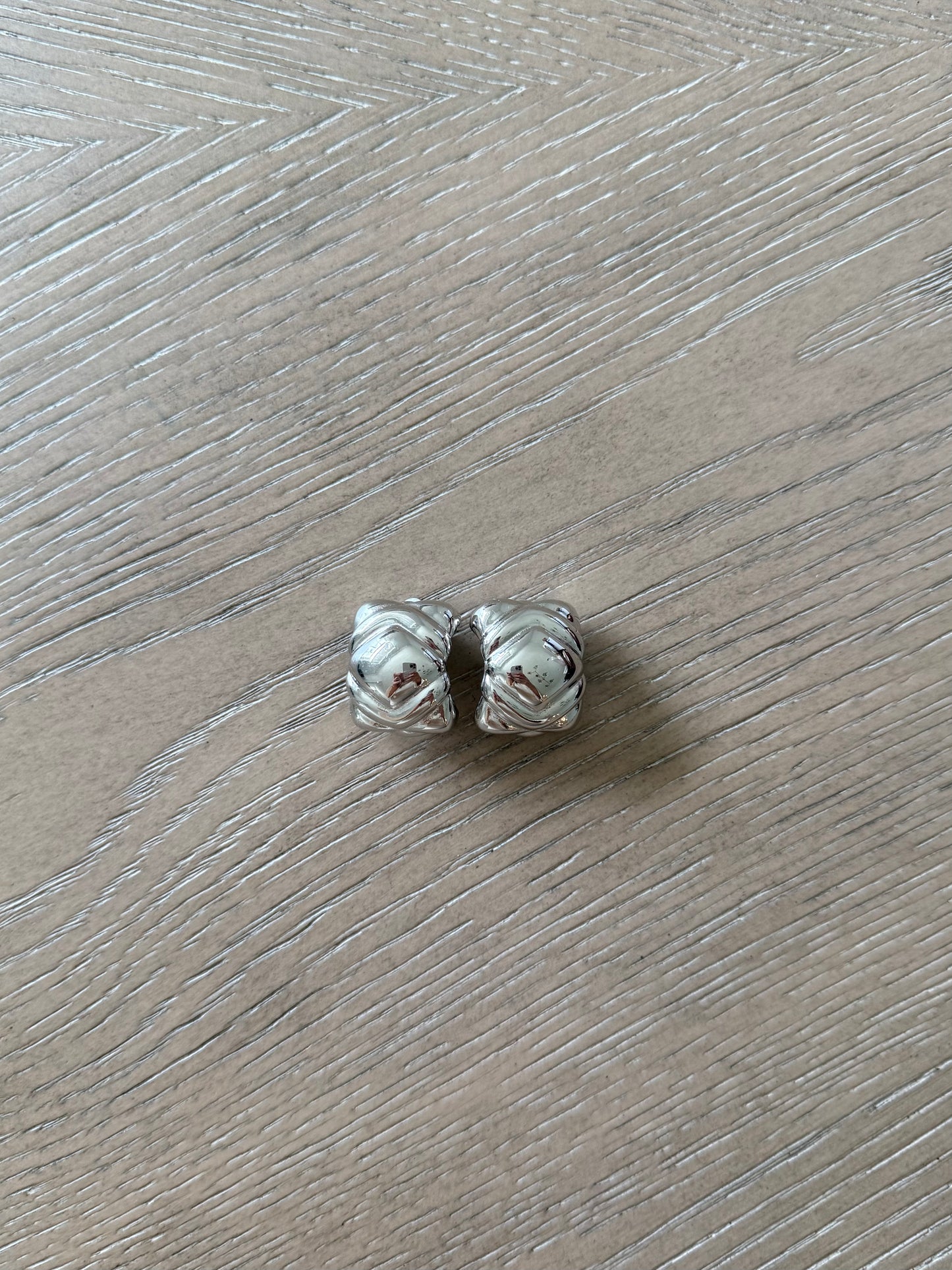 Vintage Givenchy Silver Clip Earrings