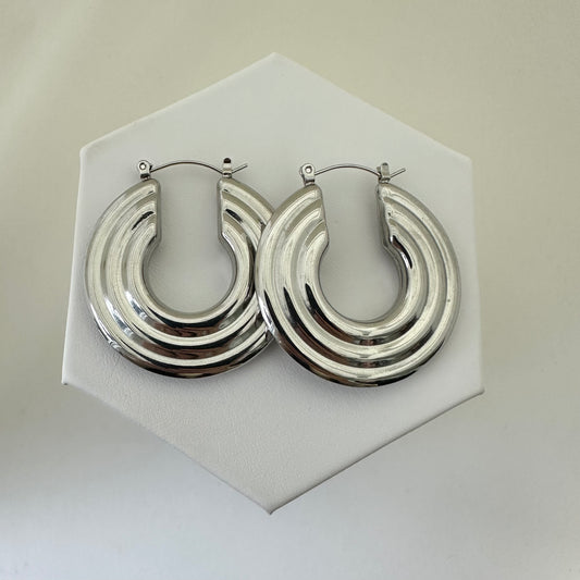 Ribbed Hoops