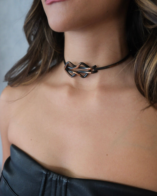 Metal Choker Necklace