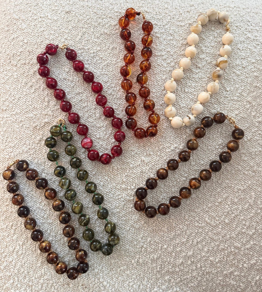 Colored Beaded Necklace