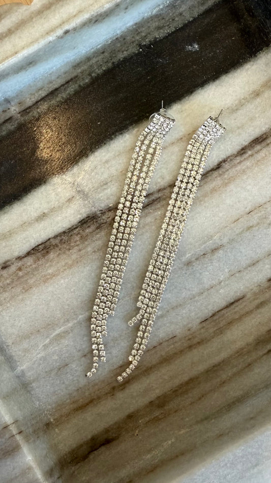 Crystal Hanging Earrings