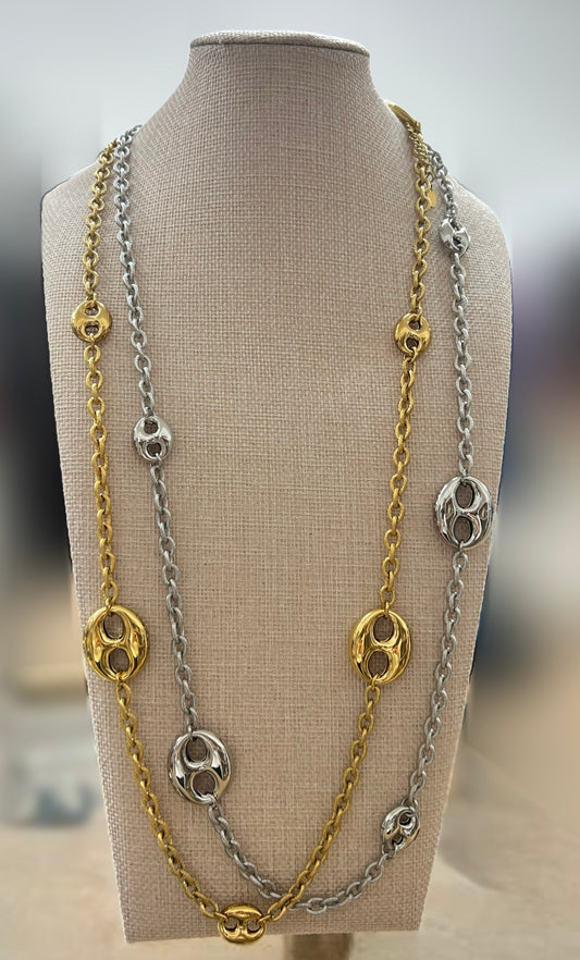 Coffee Bean Long Necklace