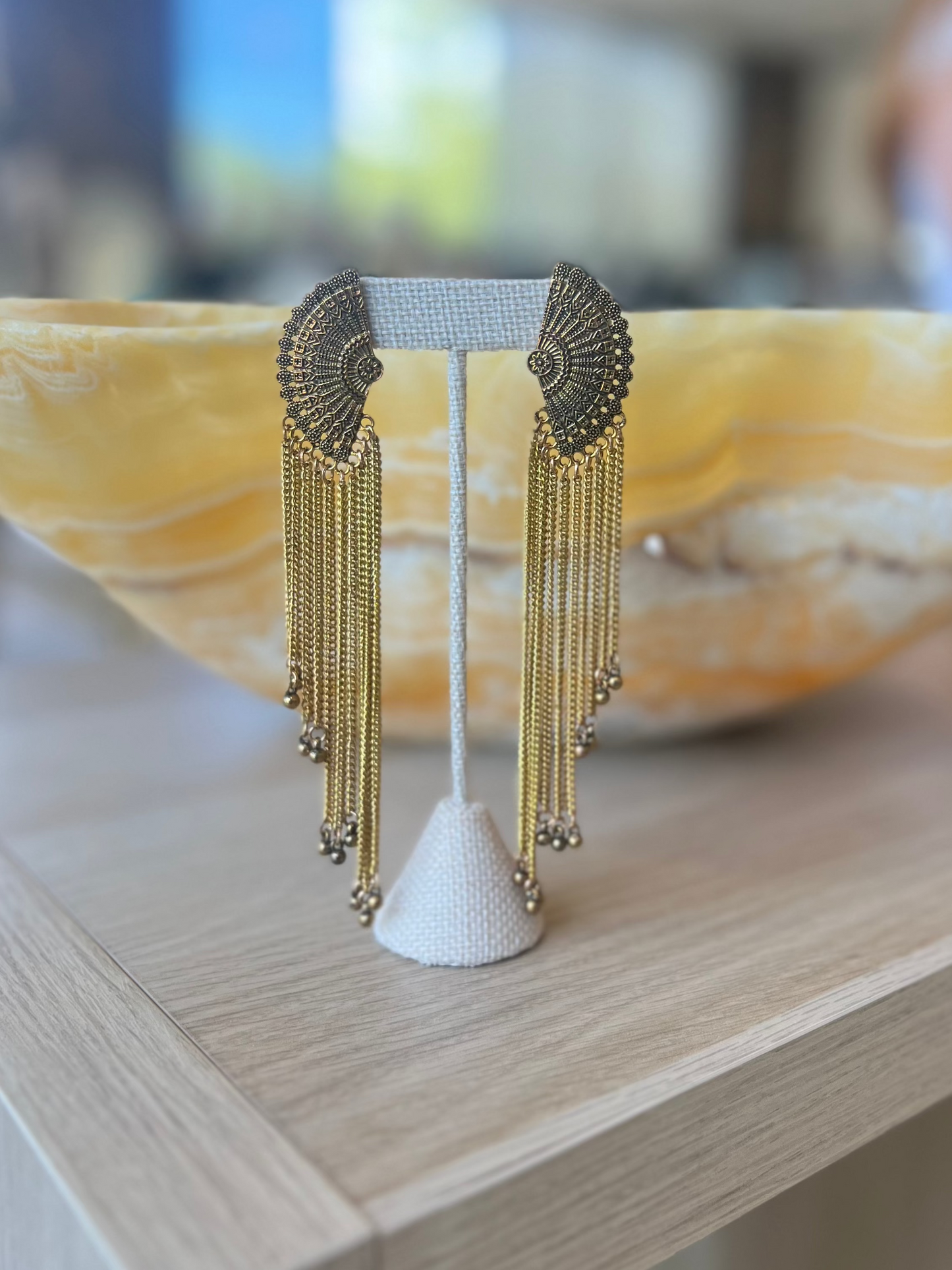 Tassle Fan Earrings