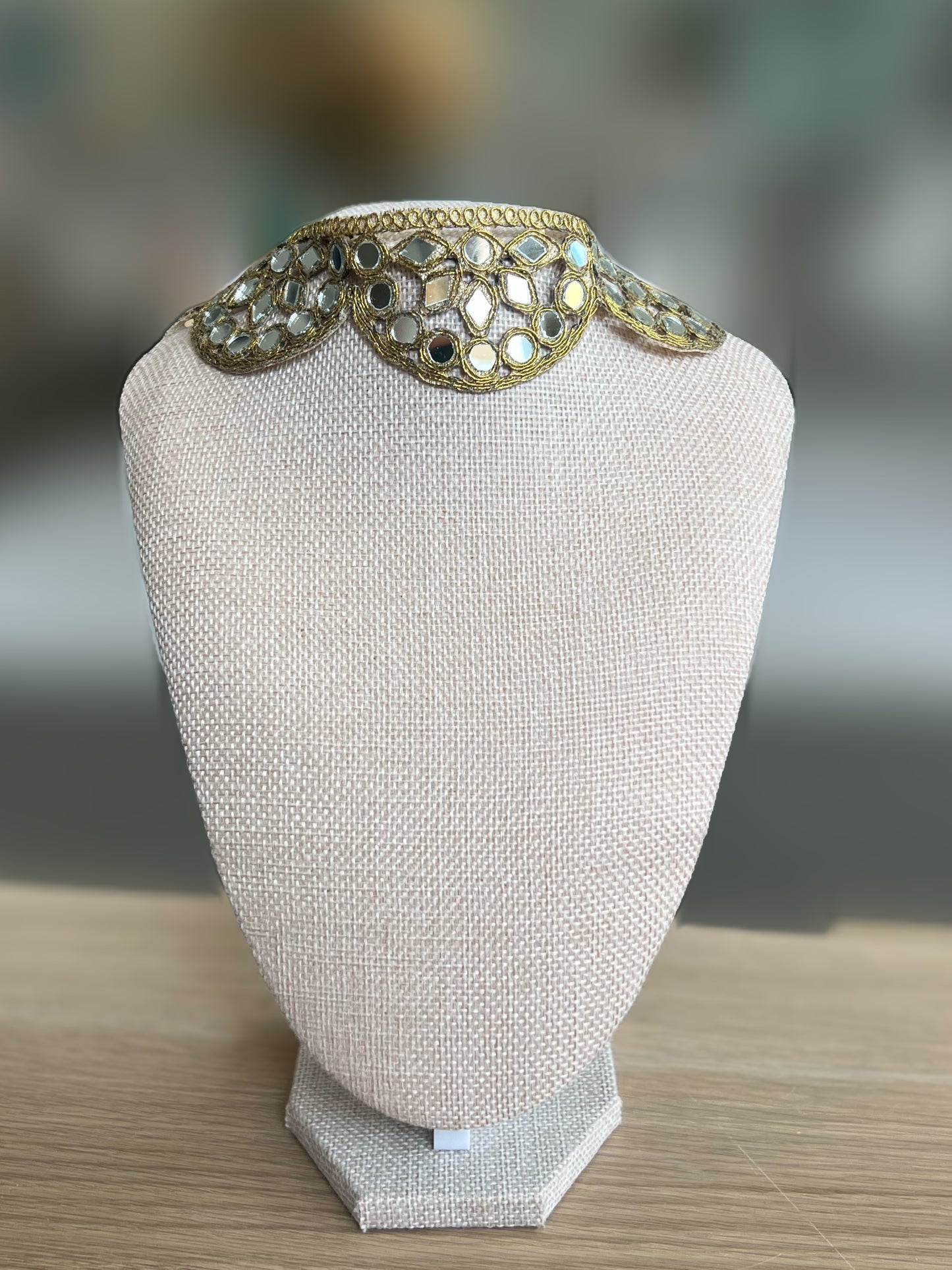 Gold Fabric Choker