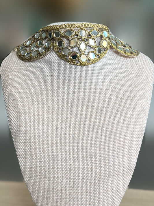 Gold Fabric Choker