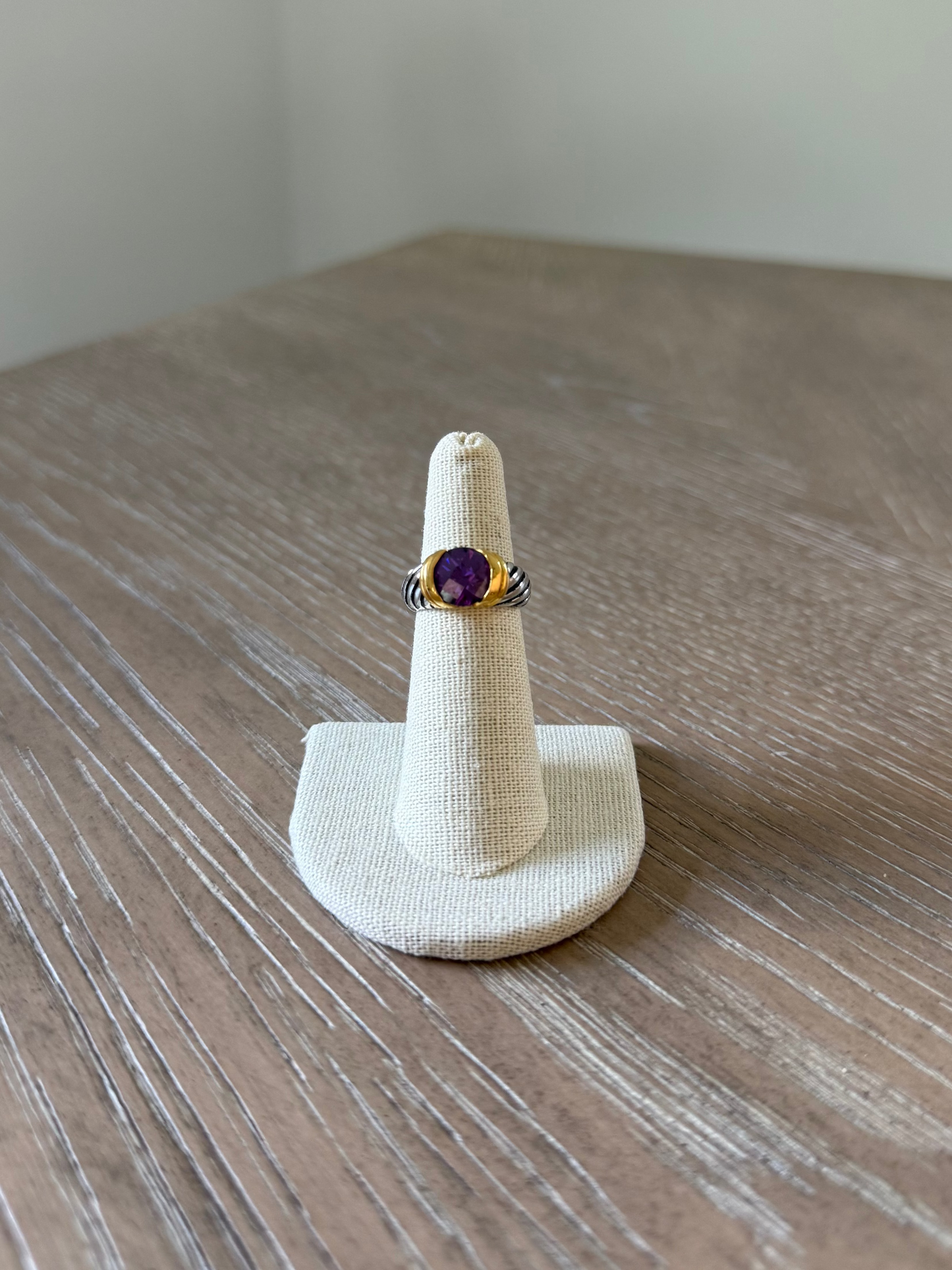 Vintage Two Tone Twisted Ring
