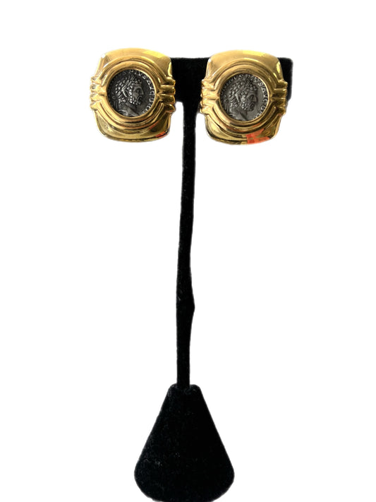 Gold Coin Earrings