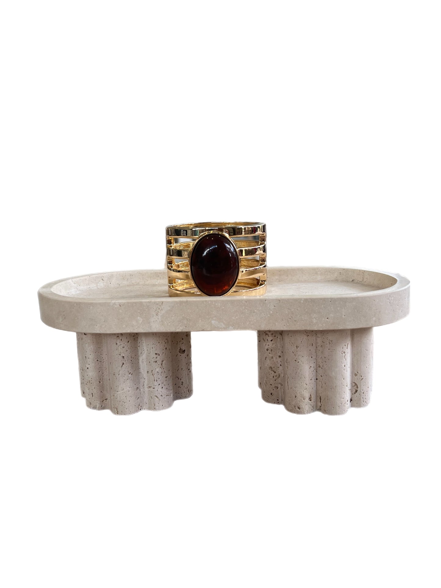Gold and Brown Cuff