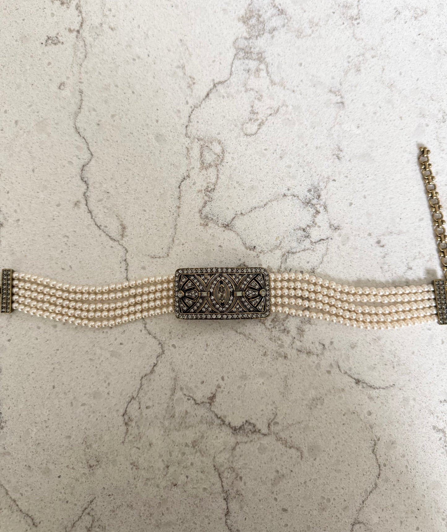 Vintage Multi Pearl Choker