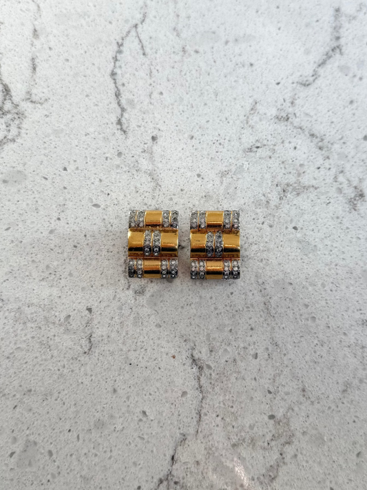 Vintage Gold Tone Earrings