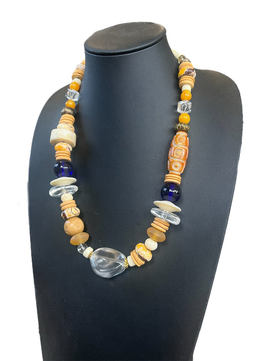 Vintage Big Gem Necklace
