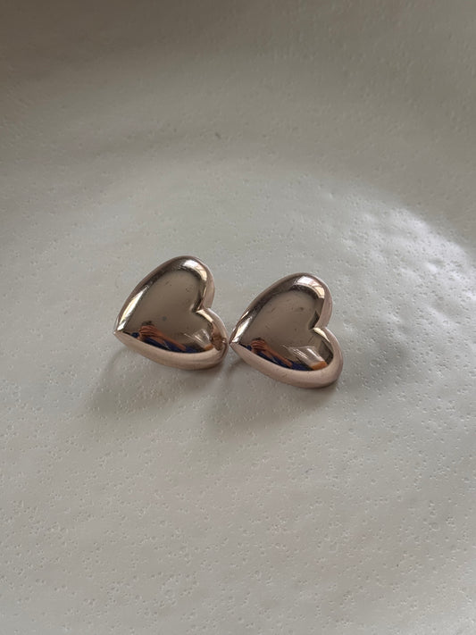 Silver Heart Earrings