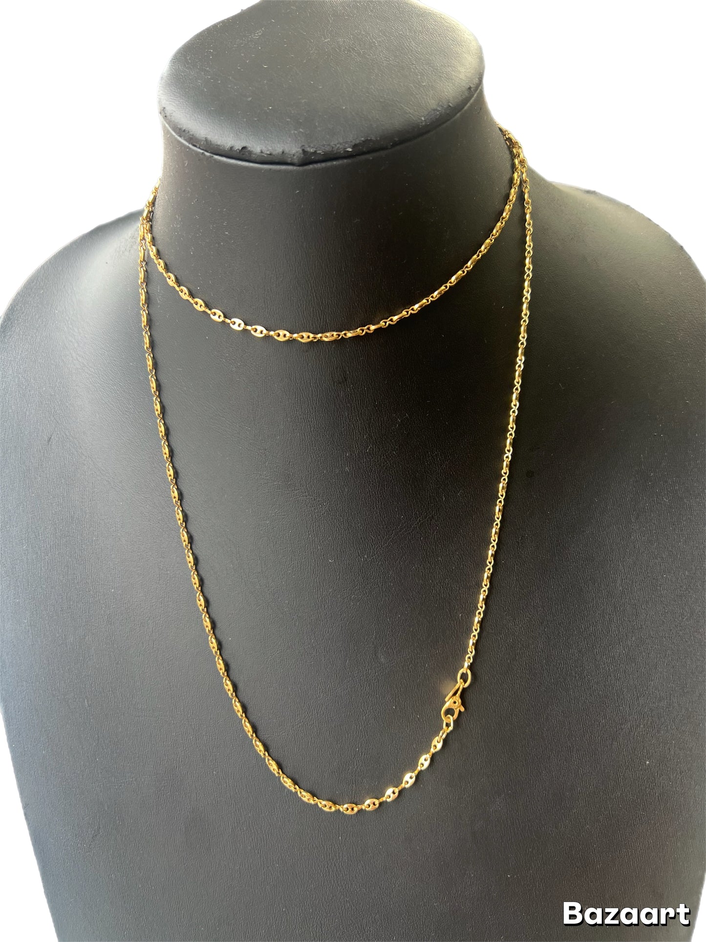 Mariner Link Gold Tone Chain Necklace