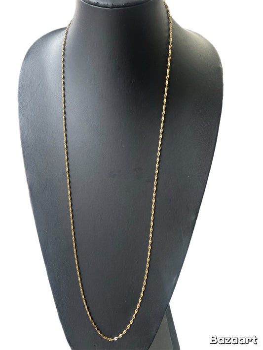 Mariner Link Gold Tone Chain Necklace