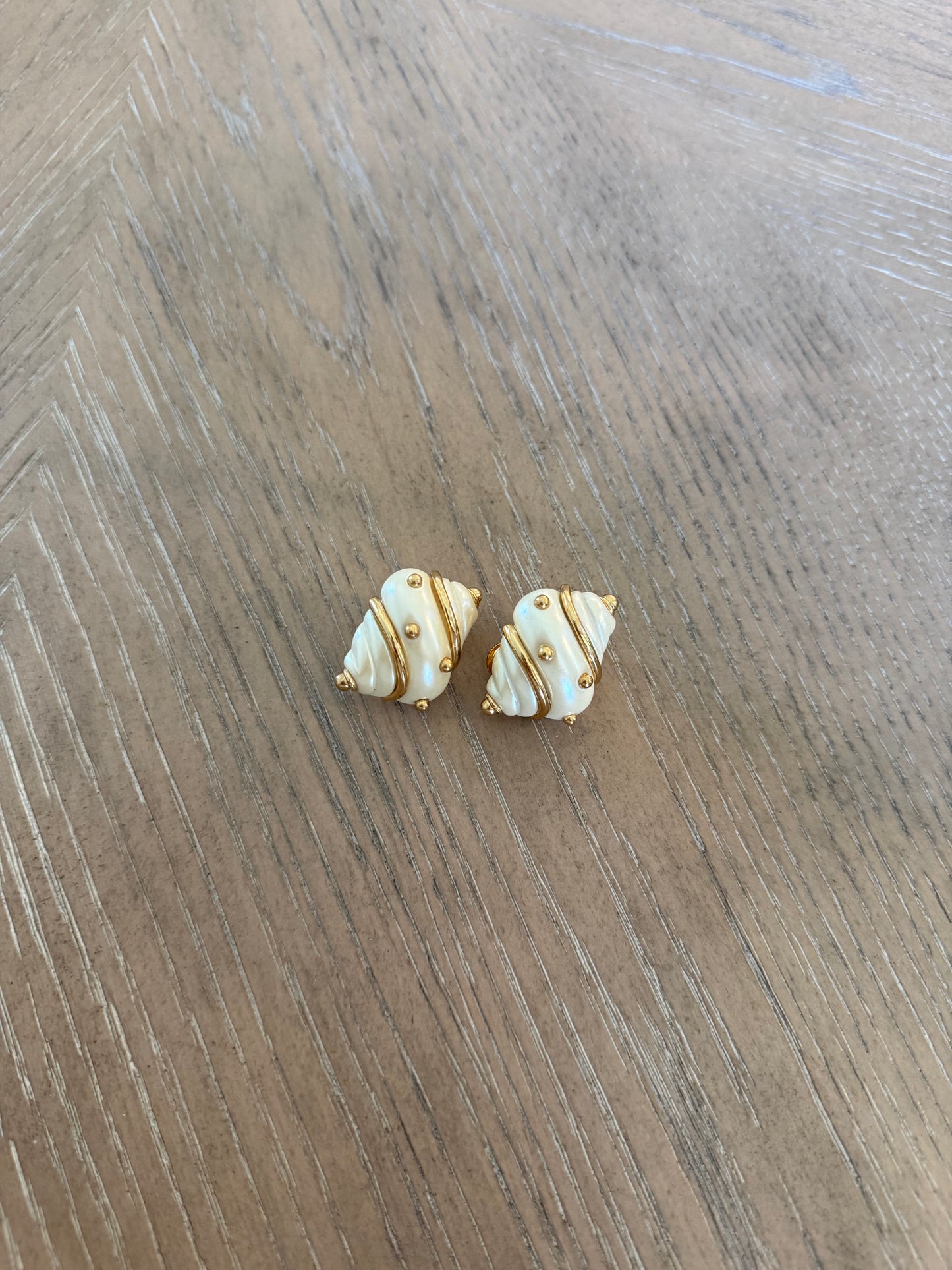 KJL Shell Earrings