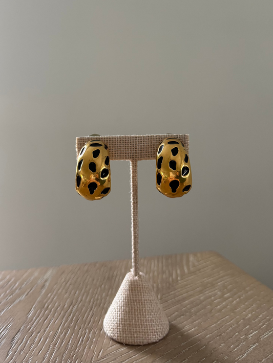 Vintage Ciner Panther Half Hoops