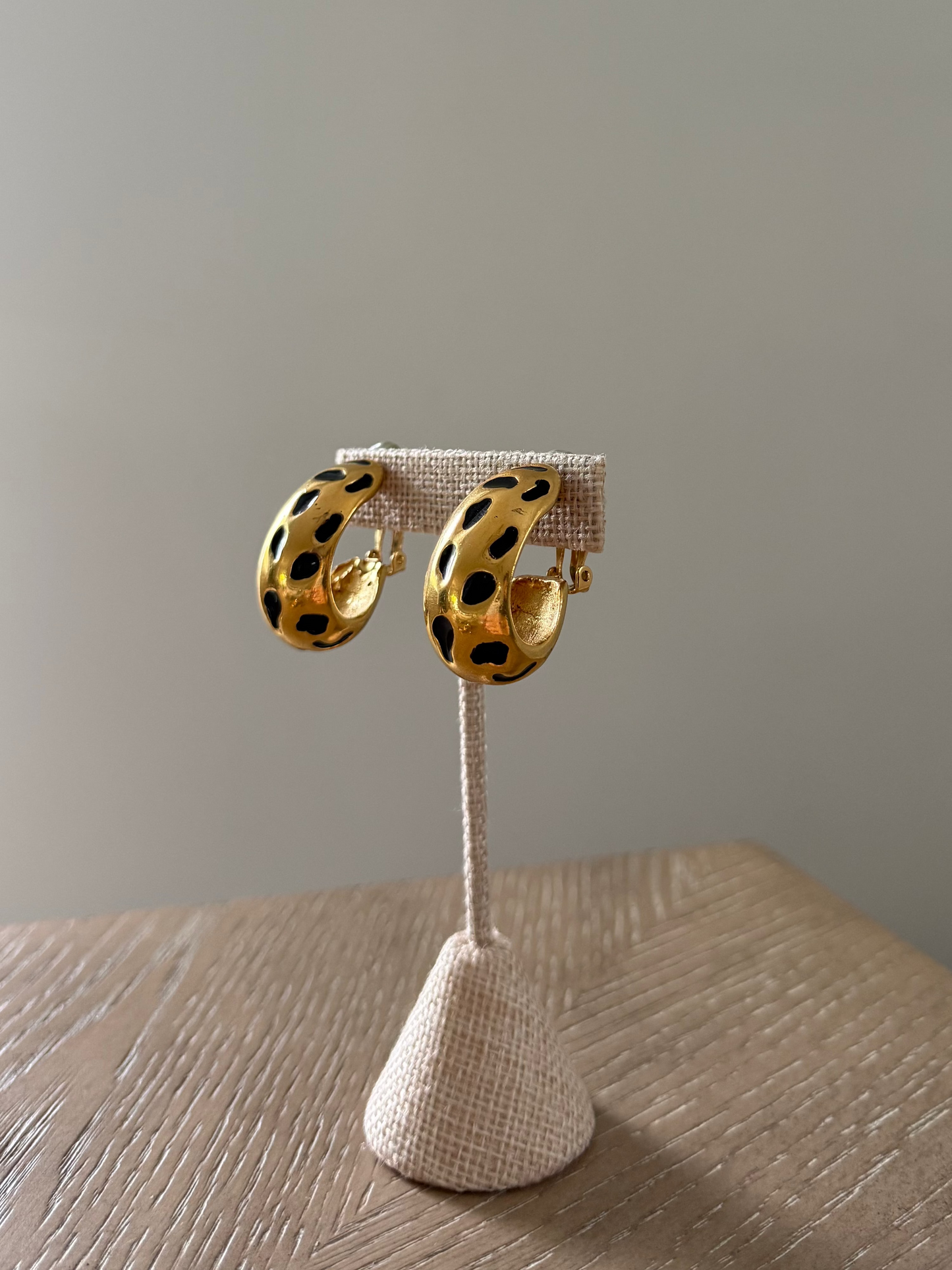 Vintage Ciner Panther Half Hoops