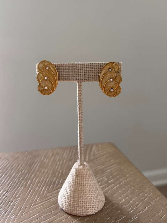 Vintage KJL Butterfly Earrings