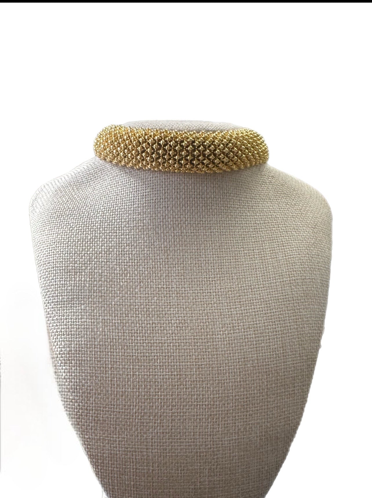 Vintage Joan Rivers Gold Classic Choker