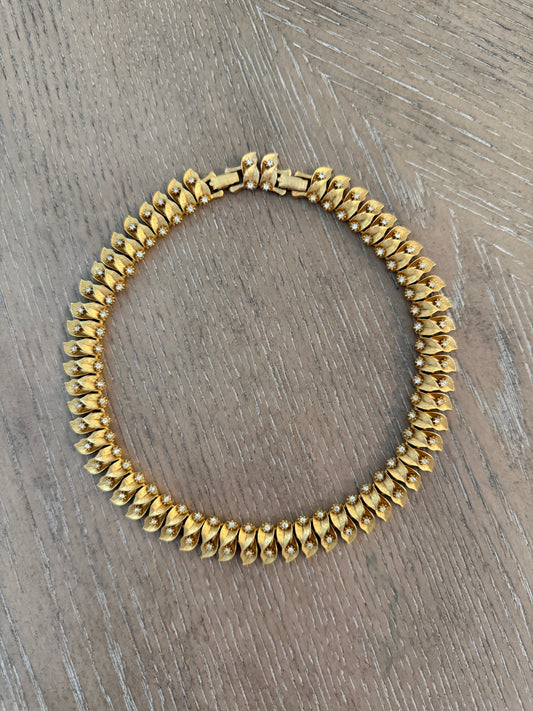 Vintage Leaf Style Necklace