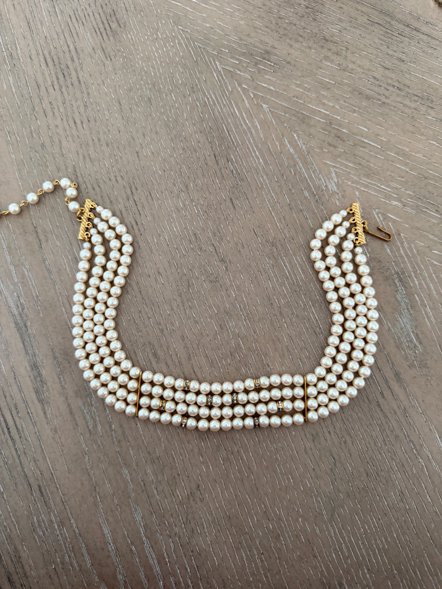 Vintage Pearl Choker
