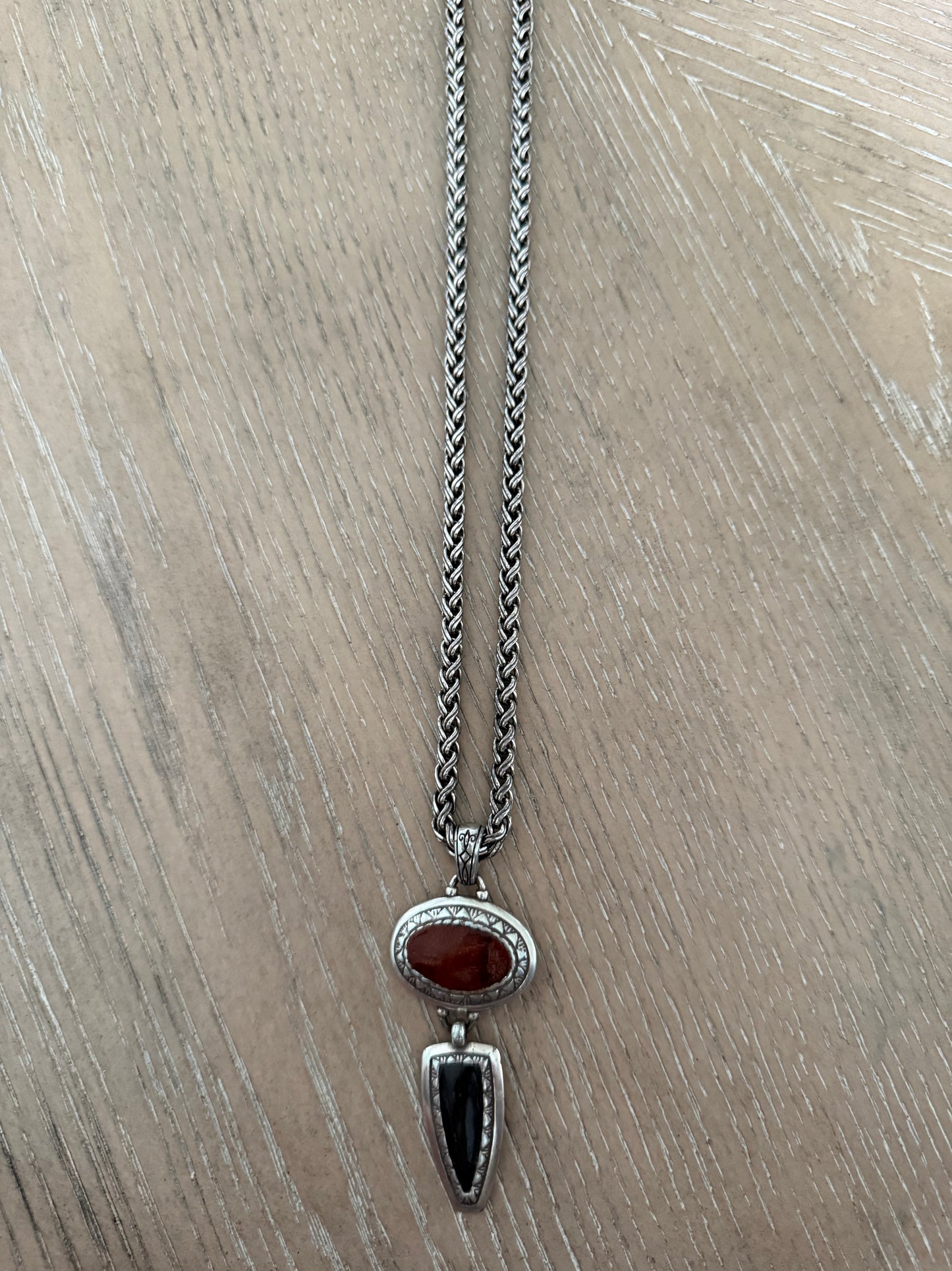 Vintage Silver Pendant Necklace