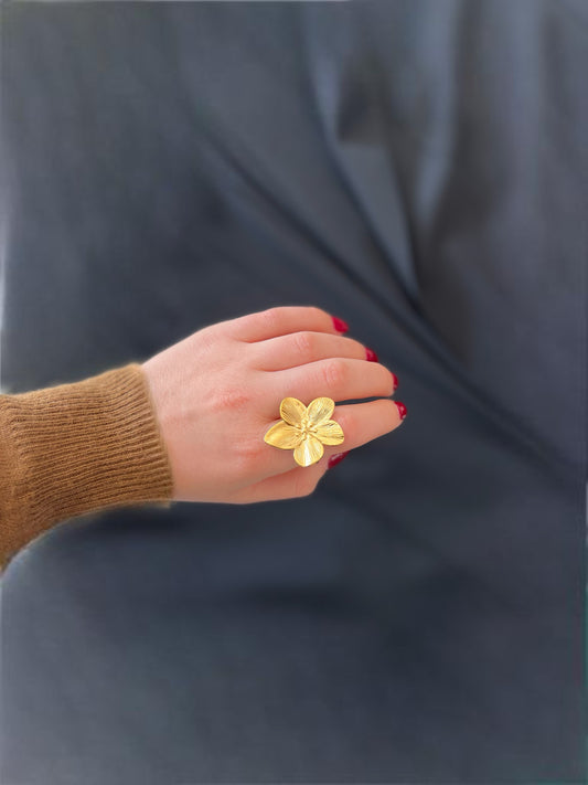 Gold Flower Ring