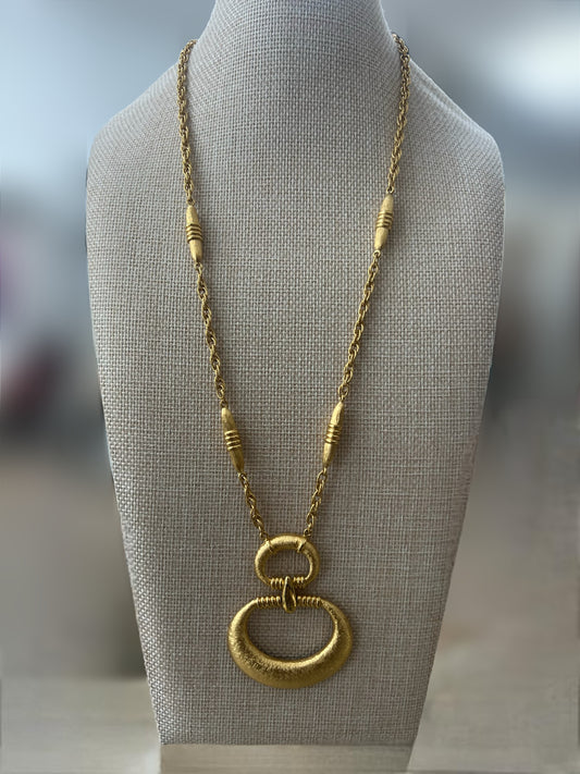 Vintage Door Knocker Necklace