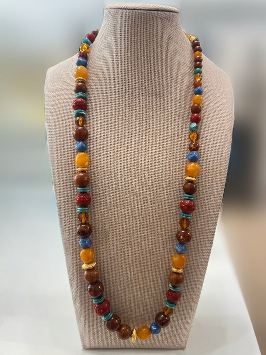 Colored Beaded Necklace