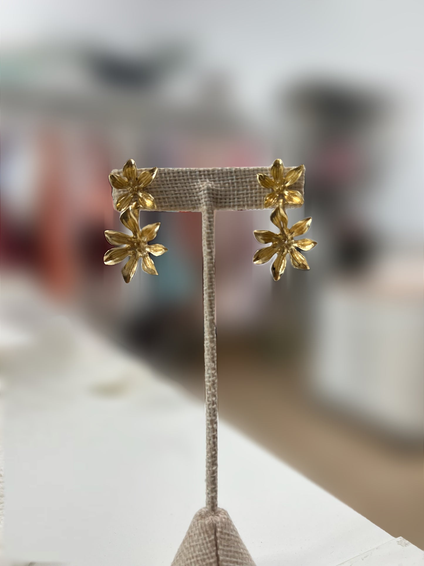 Flower Hanging Earrings