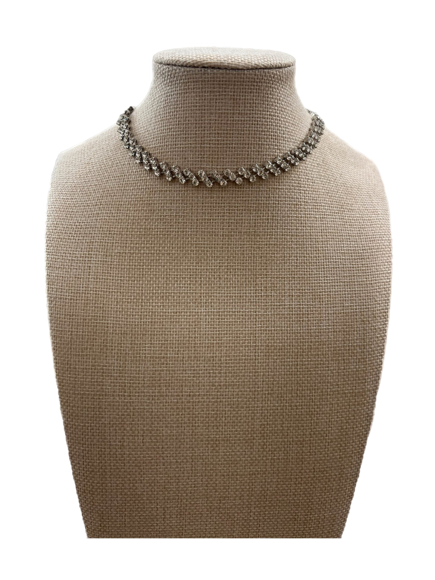 Rhinestone Choker Necklace