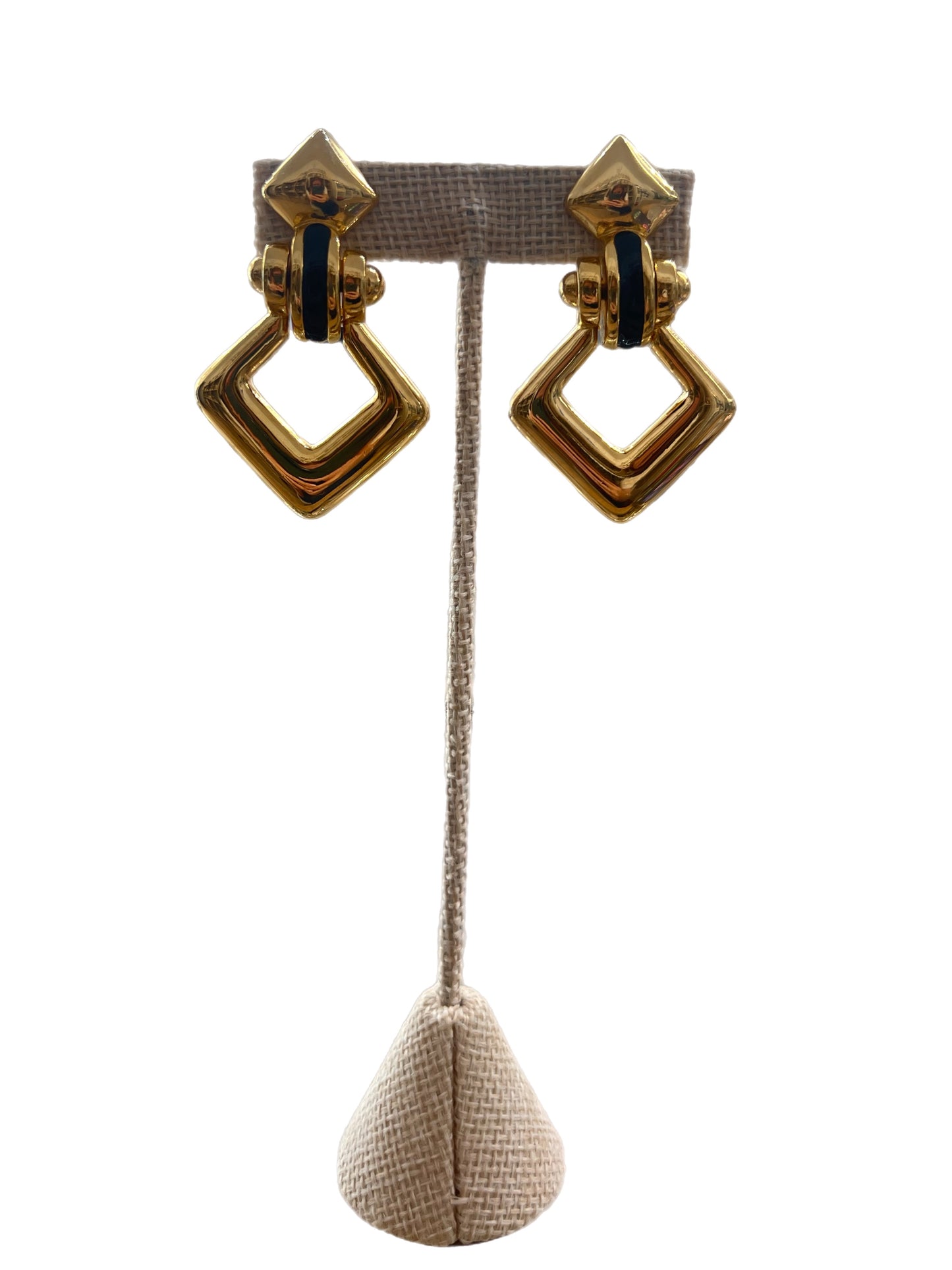 Vintage Gold Door Knock Earrings