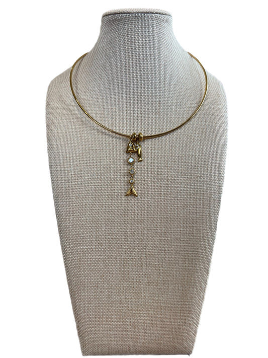 Wired Collar Fish Necklace
