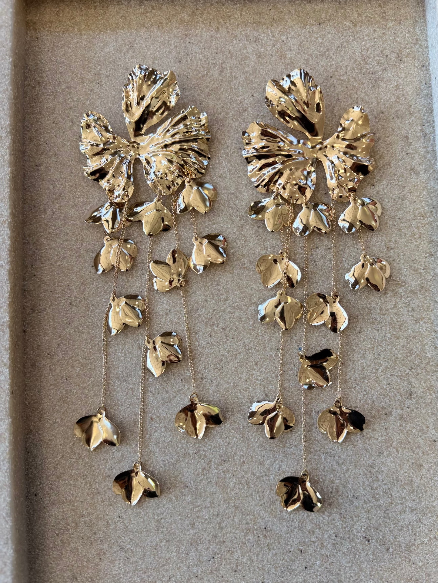 Flower Statement Earrings