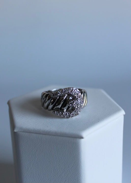 Silver Belt Ring